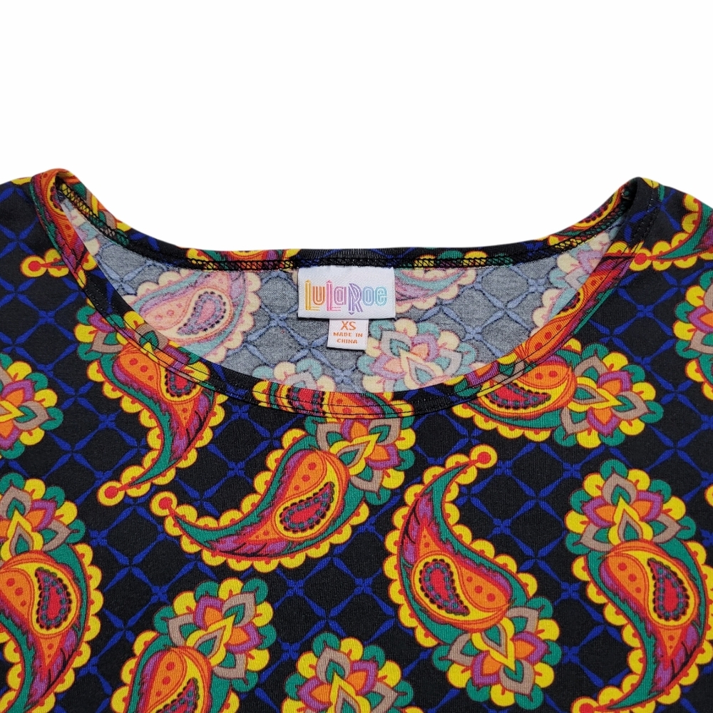 LuLaRoe Irma Scoop Neck Flowy Tunic Sz XS NWT - Picture 3 of 7